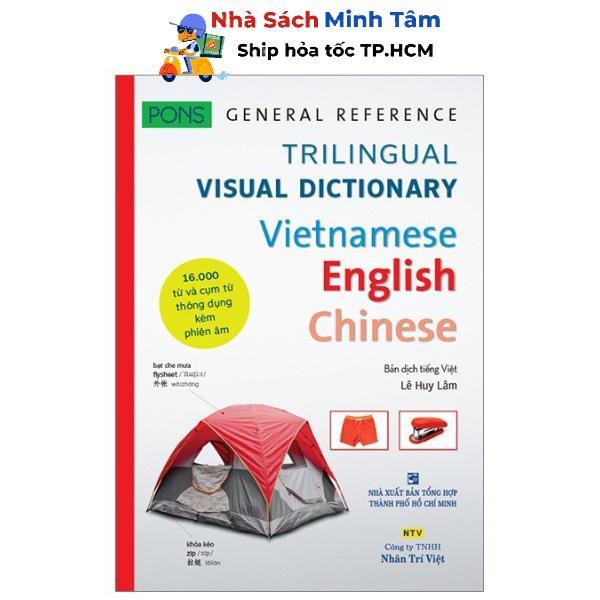 Sách - Pons General Reference – Trilingual Visual Dictionary Vietnames Englis Chinese - Nhân Trí Việt
