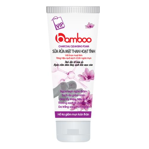 BAMBOO SỮA RỬA MẶT THAN HOẠT TÍNH 80ml