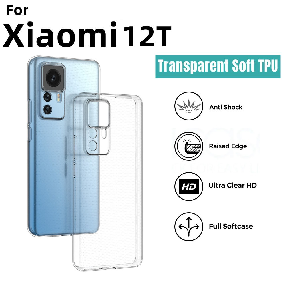 Hình ảnh Ốp lưng silicon dẻo cho Xiaomi Mi 12T 5G / 12T Pro 5G hiệu Ultra Thin trong suốt mỏng 0.6mm độ trong tuyệt đối chống trầy xước - Hàng nhập khẩu