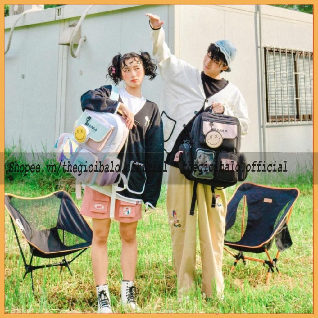 Balo cặp ulzzang basic nam nữ thời trang đi học đi chơi du lịch giá rẻ đựng vừa laptop canvas BAMA | thegioibalo