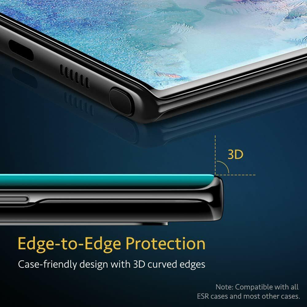 Miếng dán kính cường lực cho Samsung Galaxy Note 10 Plus full màn hình 3D hiệu Kuzoom Protective Glass (mỏng 0.3mm, vát cạnh 2.5D, độ cứng 9H, viền cứng mỏng) - Hàng nhập khẩu