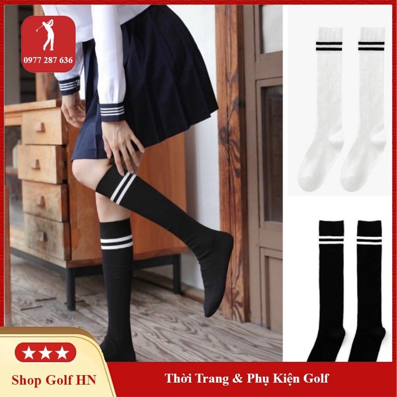Tất Golf cao cổ Nữ thời trang thể thao cá tính - GT019