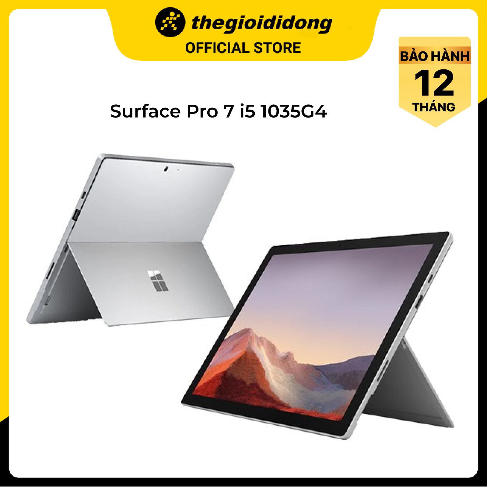 Laptop Surface Pro 7 i5 1035G4/8GB/128GB/Touch/Win10 - Hàng chính hãng