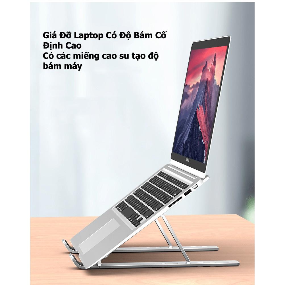 Giá Đỡ Laptop/Ipad Gấp Gọn Điều Chỉnh Nhiều Mức Độ Hỗ Trợ Tản Nhiệt - VL