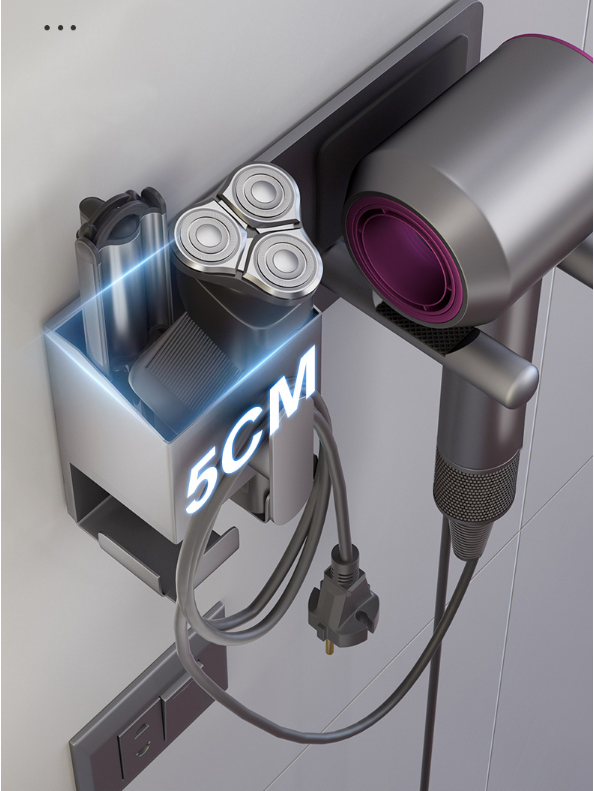 Giá treo máy sấy tóc dán tường không cần khoan Sanitary Ware MD-571000
