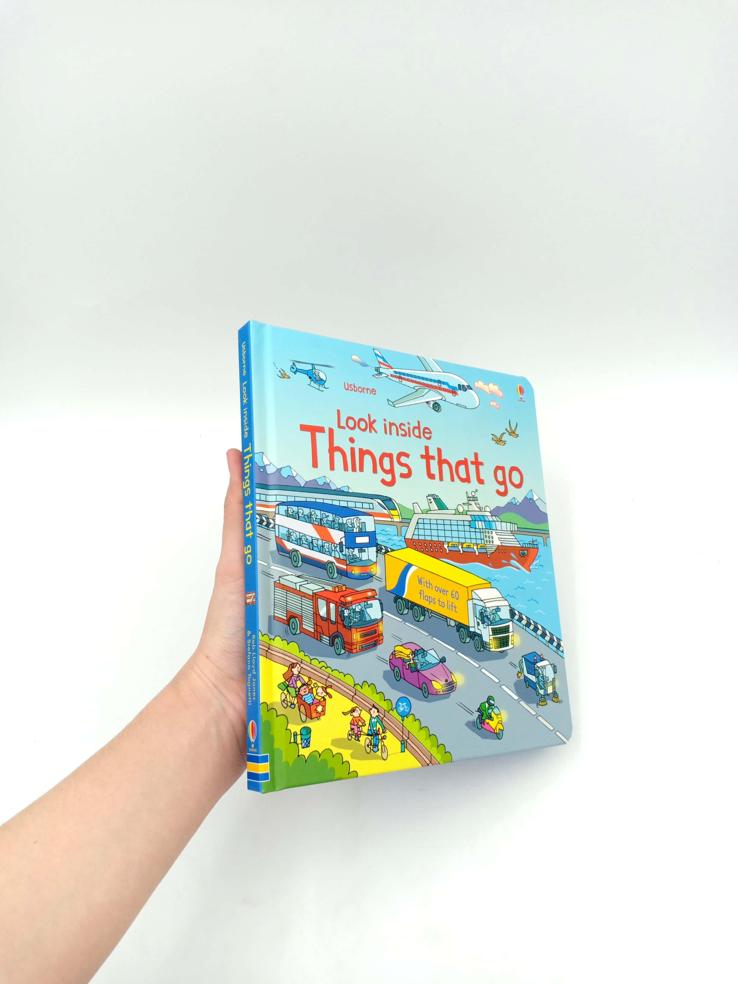 Sách tương tác tiếng Anh - Usborne Look inside things that go