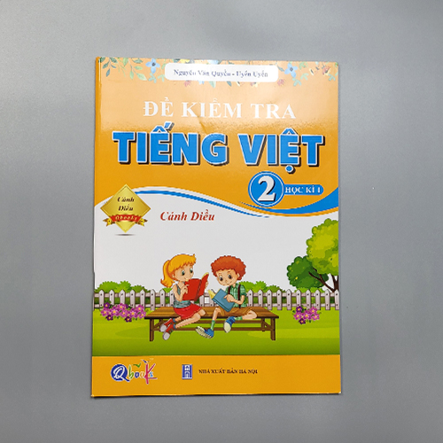 Bộ sách Bài tập tuần và Đề kiểm tra Toán, Tiếng Việt Lớp 2 kỳ 2 Cánh Diều. Qbooks