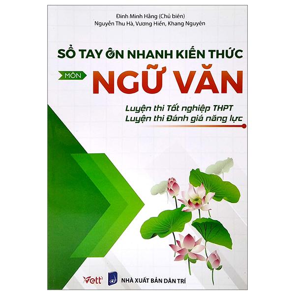 Sổ Tay Ôn Nhanh Kiến Thức Môn Ngữ Văn