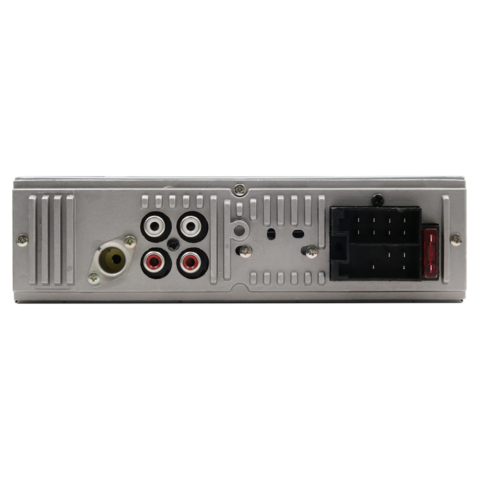 Car 12V Bluetooth 5.0 USB MP3 Player Receiver Single Din with Remote Control, Built-in Microphone