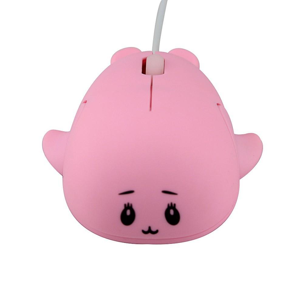 Chuột quang chơi game 1200DPI thiết kế cá voi hoạt hình dễ thương có dây cắm USB cho PC Laptop