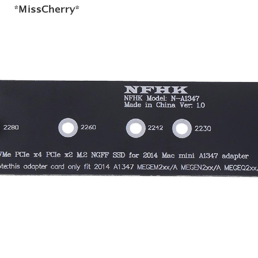 Thẻ chuyển đổi PCI-Ex4 M.2 NGFF NVME AHCI SSD thích hợp cho macbook mini A1347 đời 2014