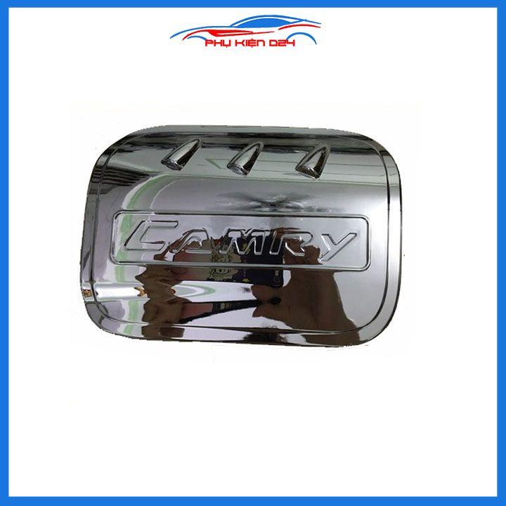 Ốp nắp bình xăng Camry 2019-2020-2021 mạ crom chống trầy trang trí ô tô