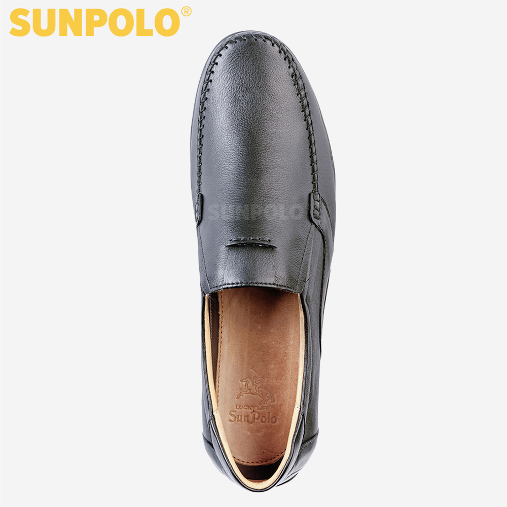 Giày Lười Nam Da Bò SUNPOLO SUKT2582
