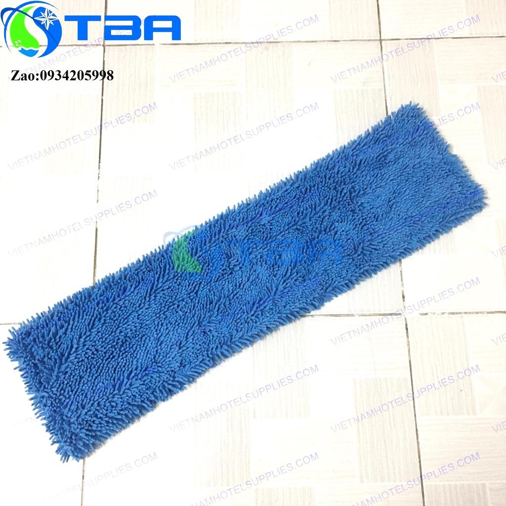 Tấm lau thay thế công nghiệp 60cm màu xanh nhập khẩu cao cấp sợi microfiber thấm hút tốt