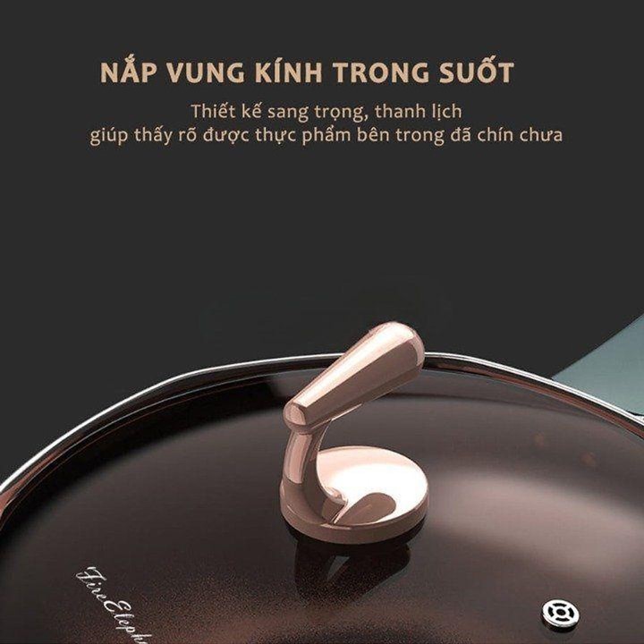 Chảo xâu lòng chống dính 8 cạnh cao cấp OCTAGONAL PAN 33cm