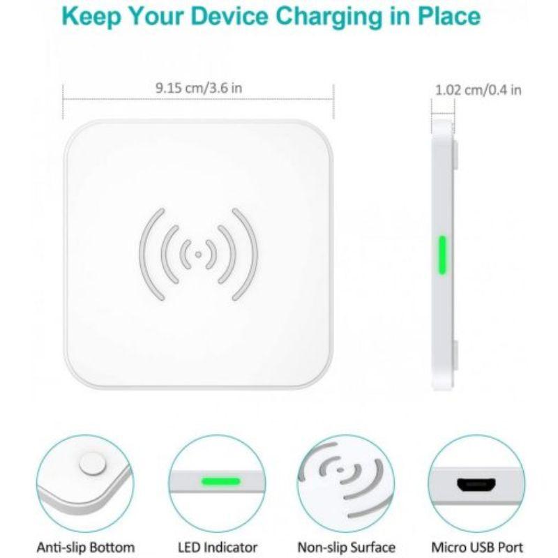 Đế sạc nhanh không dây siêu mỏng 2in 1 10w Choetech T511-S