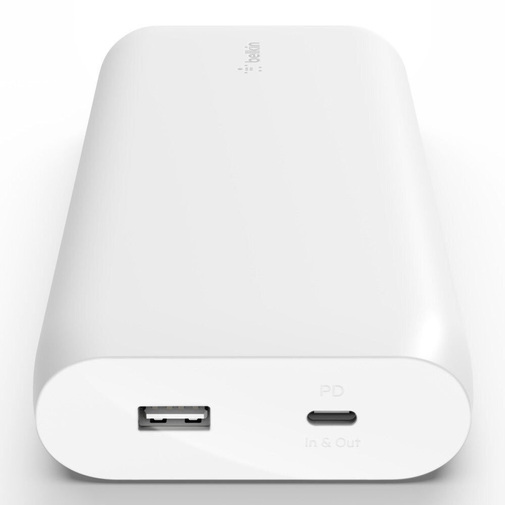 Pin sạc dự phòng Polyme Pocket Power Belkin 20.000 mAh, sạc nhanh USB-C PD 30W - Hàng chính hãng - Bảo hành 2 năm