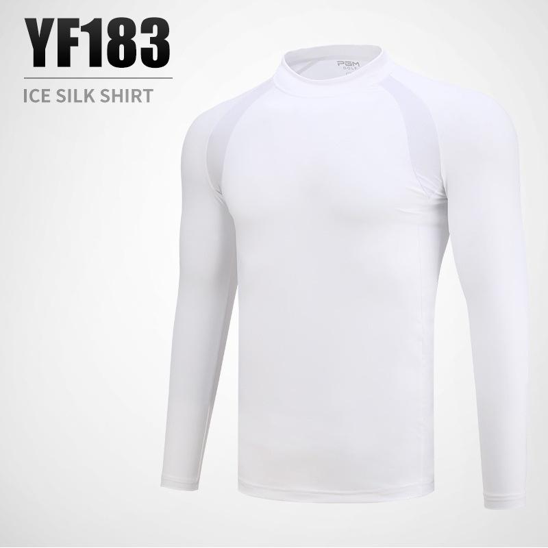 Áo dài tay giữ nhiệt golf nam YF183 - Chất liệu vải Polyester và lụa kem cao cấp - Giúp giữ nhiệt cho người trơi golf