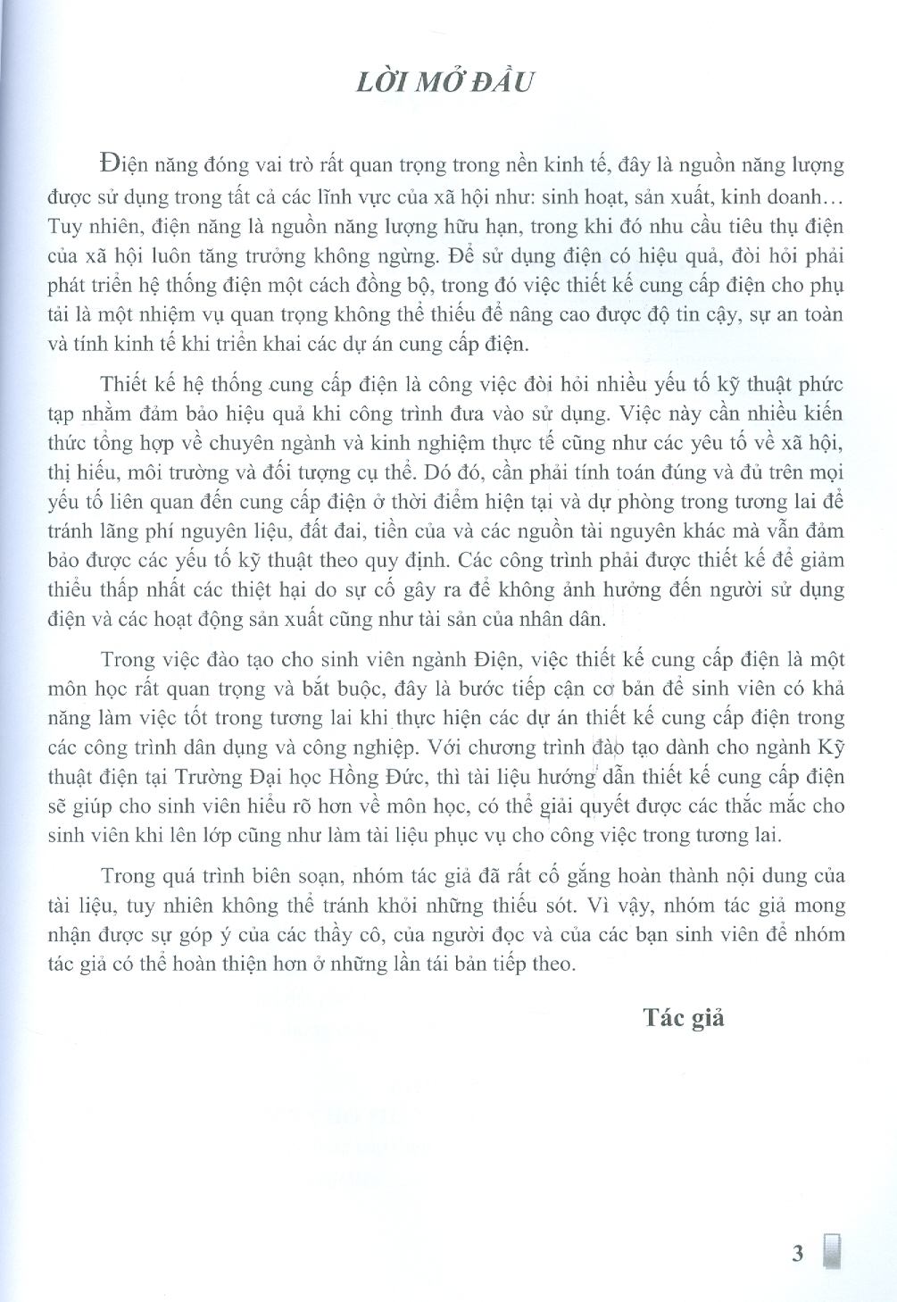 Thiết Kế Hệ Thống Cung Cấp Điện - Trần Hùng Cường, Nguyễn Thị Thắm (In giới hạn 30 quyển)