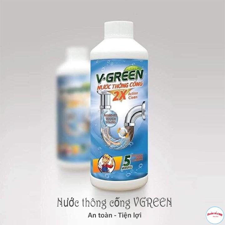 Chai nước thông cống vgreen 00214