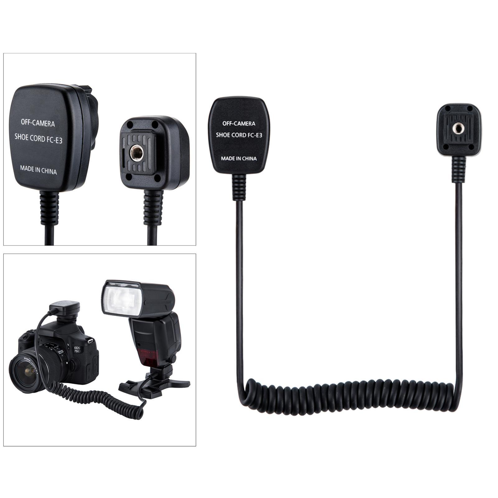 300cm/10ft TTL Off-Camera Hot Shoe Flash Sync Cable Cord for Canon