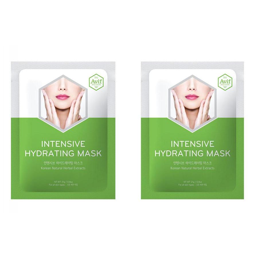 Combo 2 mặt nạ Avif  dưỡng ẩm da chuyên sâu - Avif intensive hydrating mask 21g