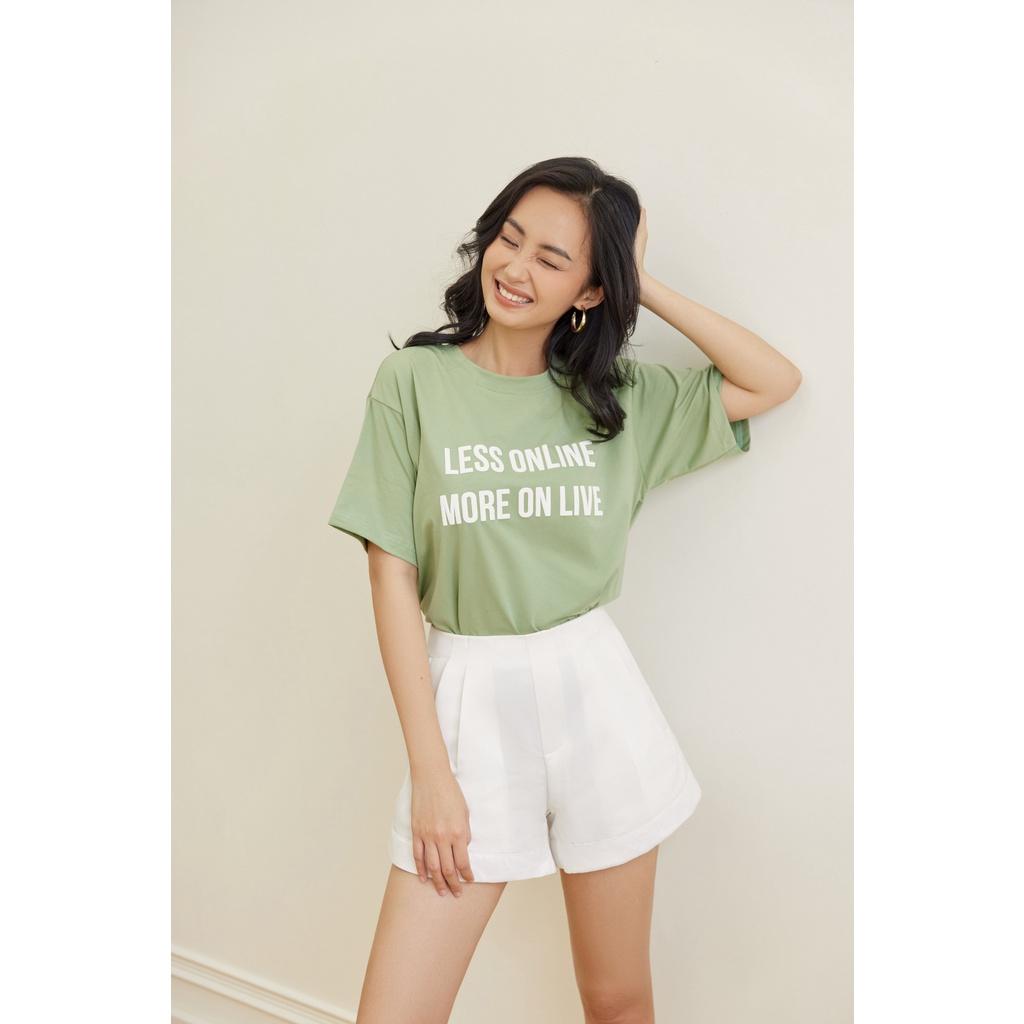 Quần Short Nữ Lưng Cao 4 Màu EDINI - S138