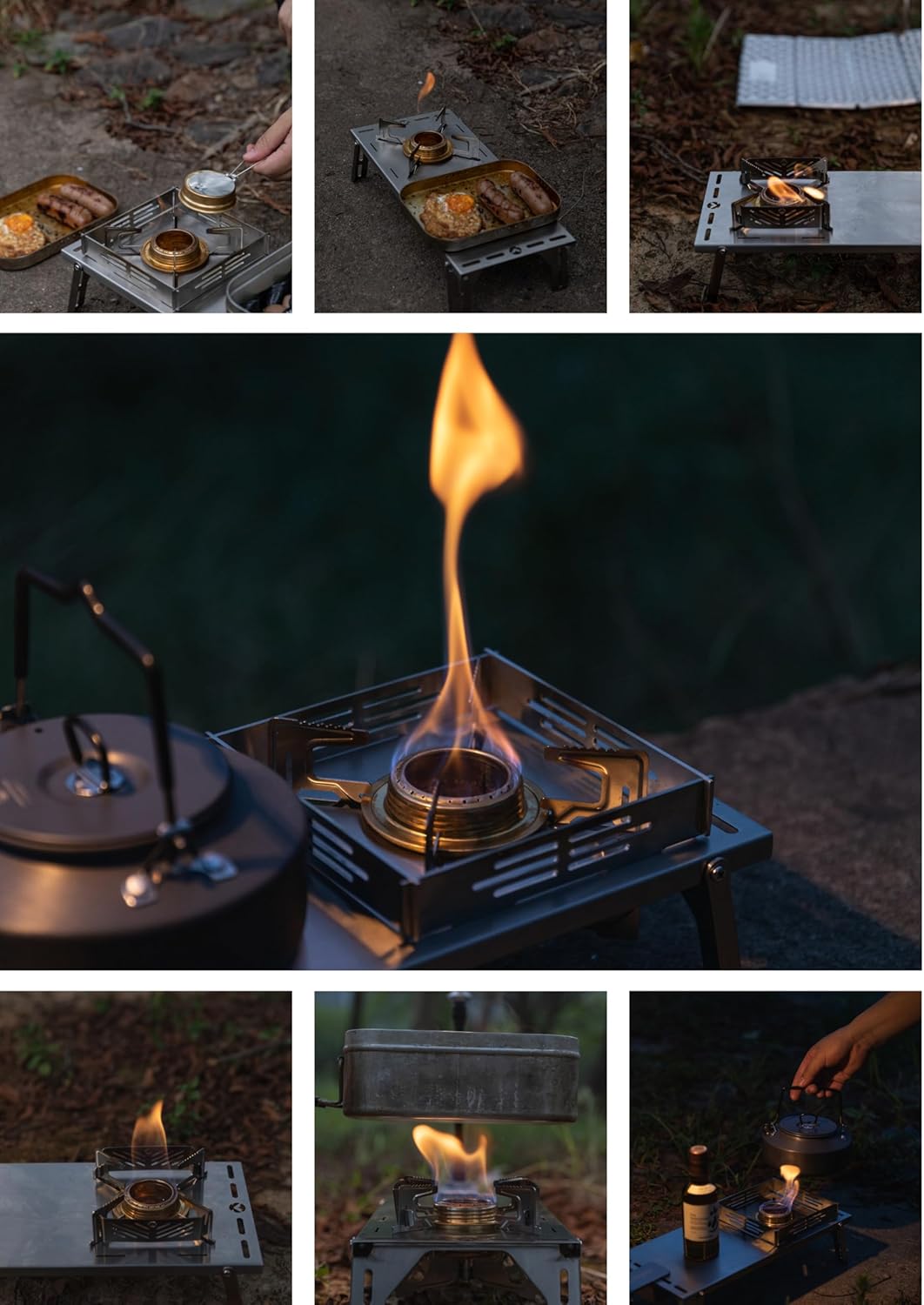 Bếp cồn dã ngoại xếp gọn Campingmoon AS-1