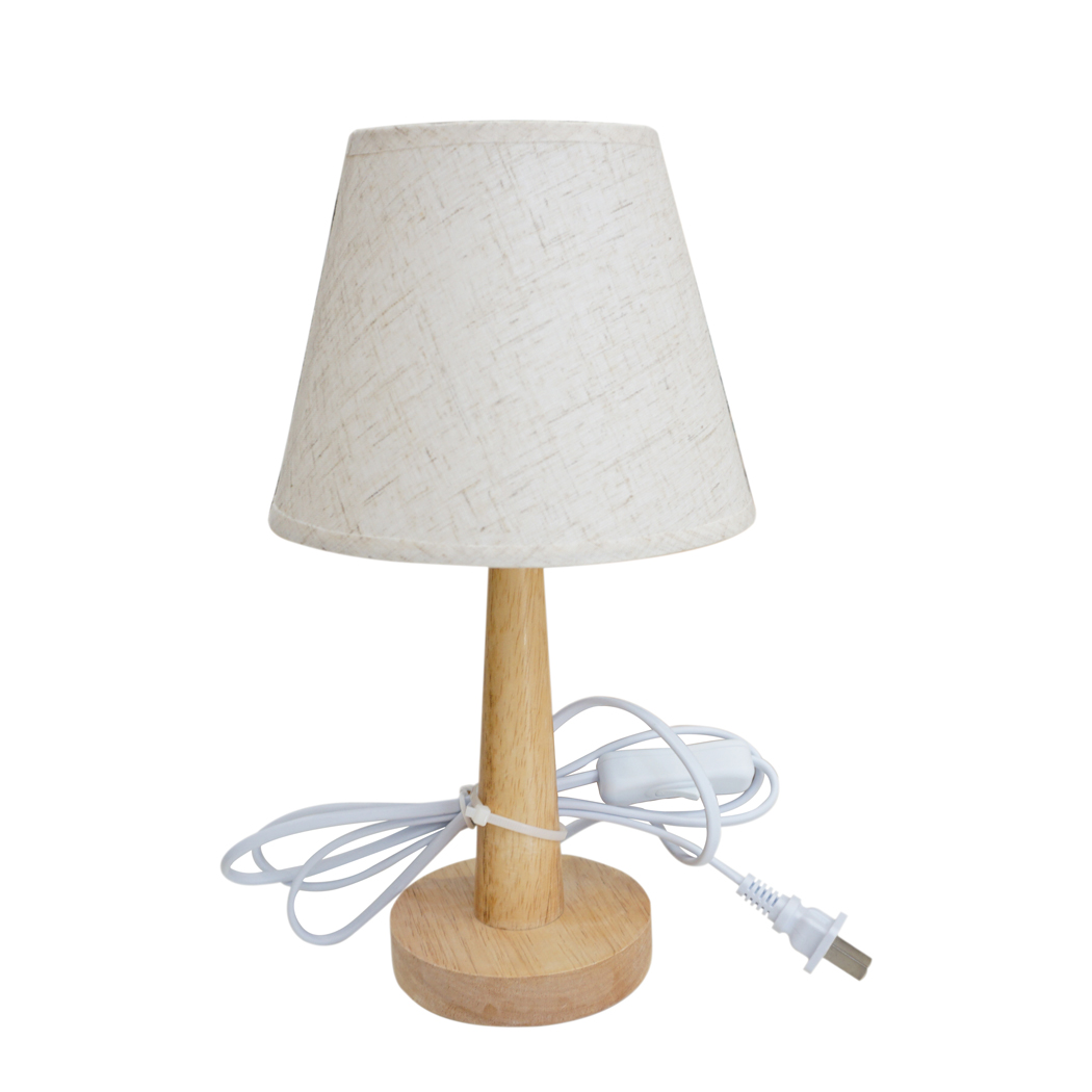 Đèn ngủ để bàn bằng  gỗ Vuadecor - Đèn trang trí phong cách Hàn Quốc -  Table lamp - Hàng cao cấp