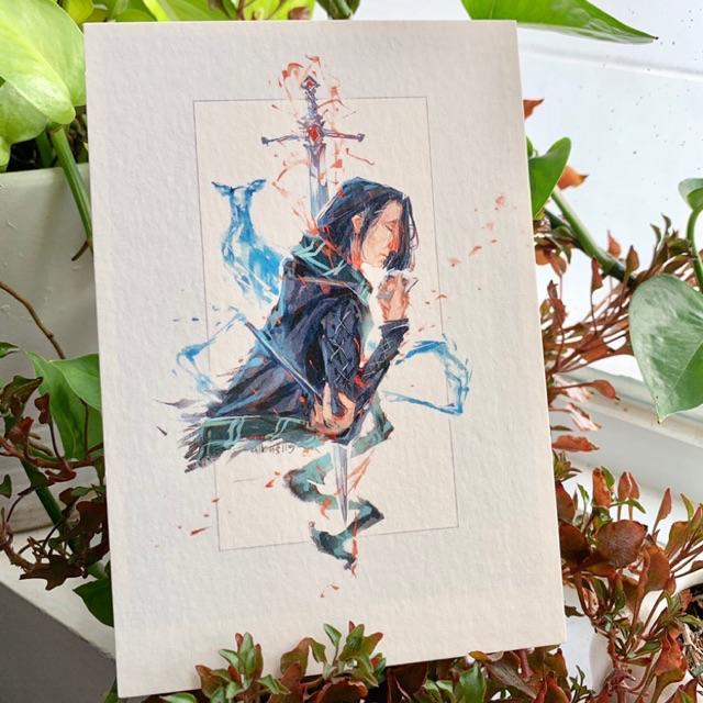 Postcard Snape | Bưu thiếp Snape 10x15cm