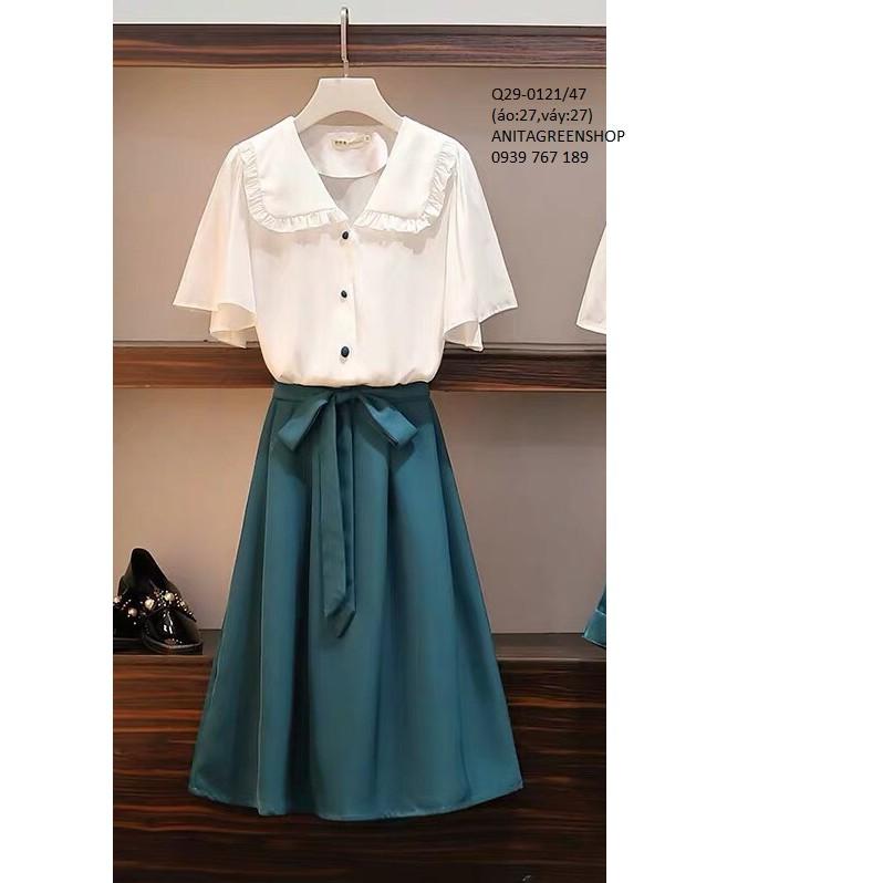 set áo và chân váy xòe (thời trang anitagreen) Q29-0121