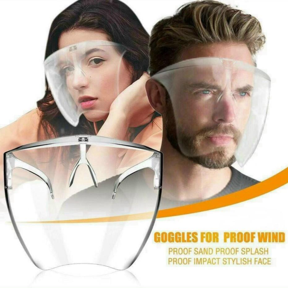 Kính chống giọt bắn Bảo Hộ Khẩu Trang Phòng Chống Dịch Face Shield, Giúp Chống Giọt Bắn Full Face