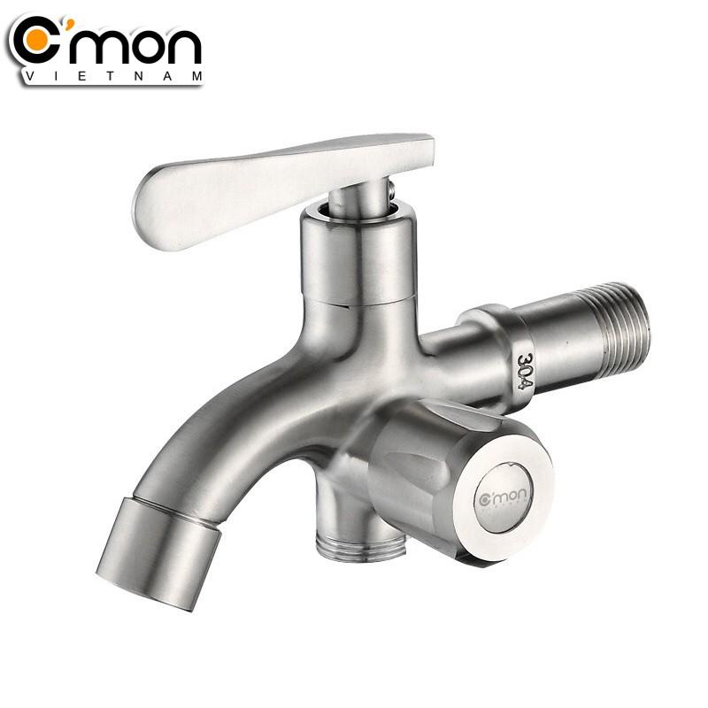 Bộ vòi sen siêu tăng áp inox SUS304 C'MON TS-01_304 + củ sen lạnh CSL-01