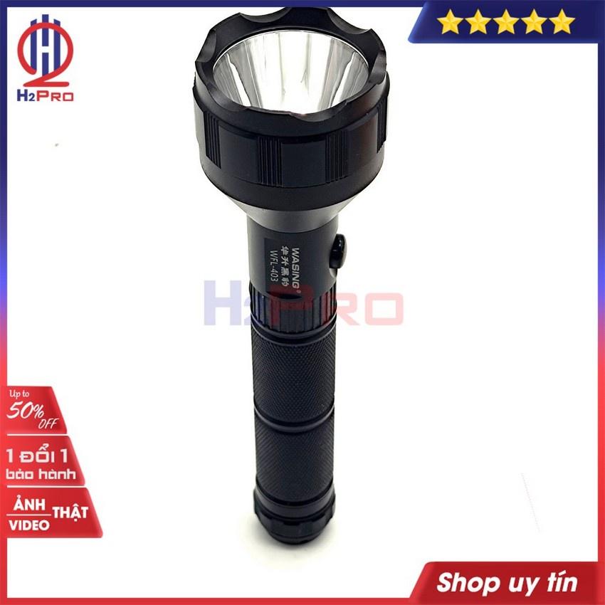 Đèn pin cầm tay siêu sáng WASING 403 H2Pro