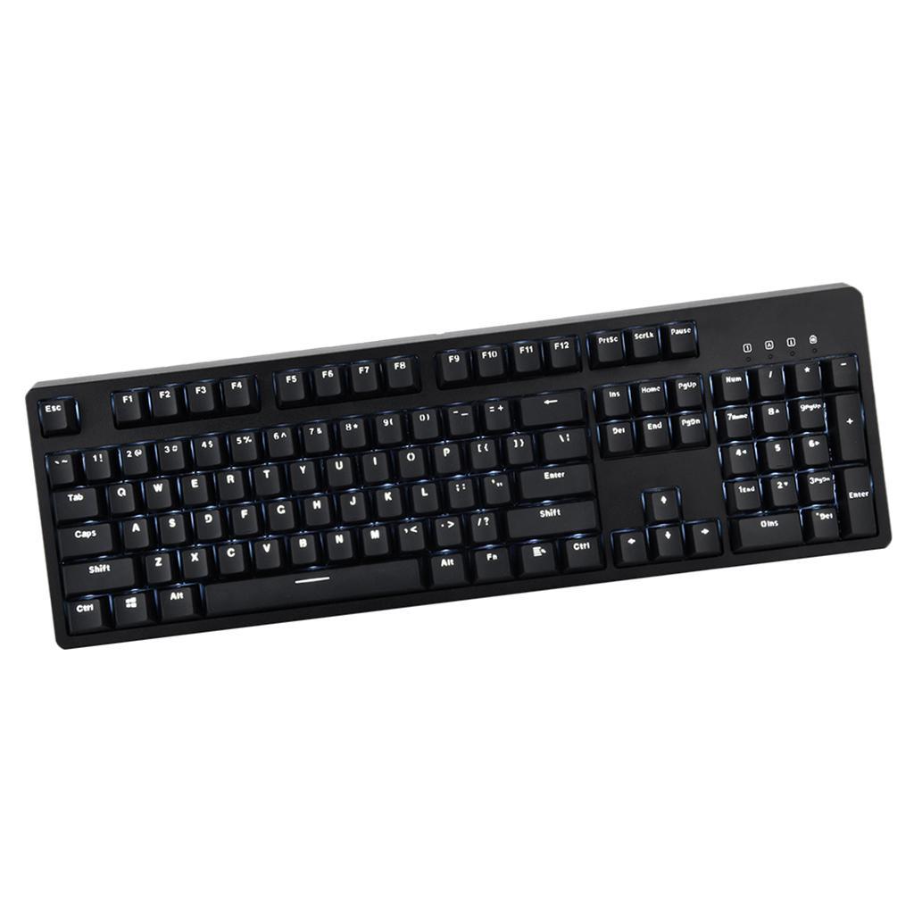 Cherry Black Switches 104 Keys USB Mechanical Gaming Keyboard for PC