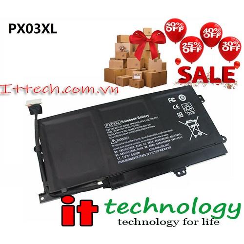 Pin dành cho Laptop HP Envy Touchsmart 14 sleekbook PX03XL M6-K M6 M6-K M6-k125dx 715050-001 714762-1c1 PX03XL