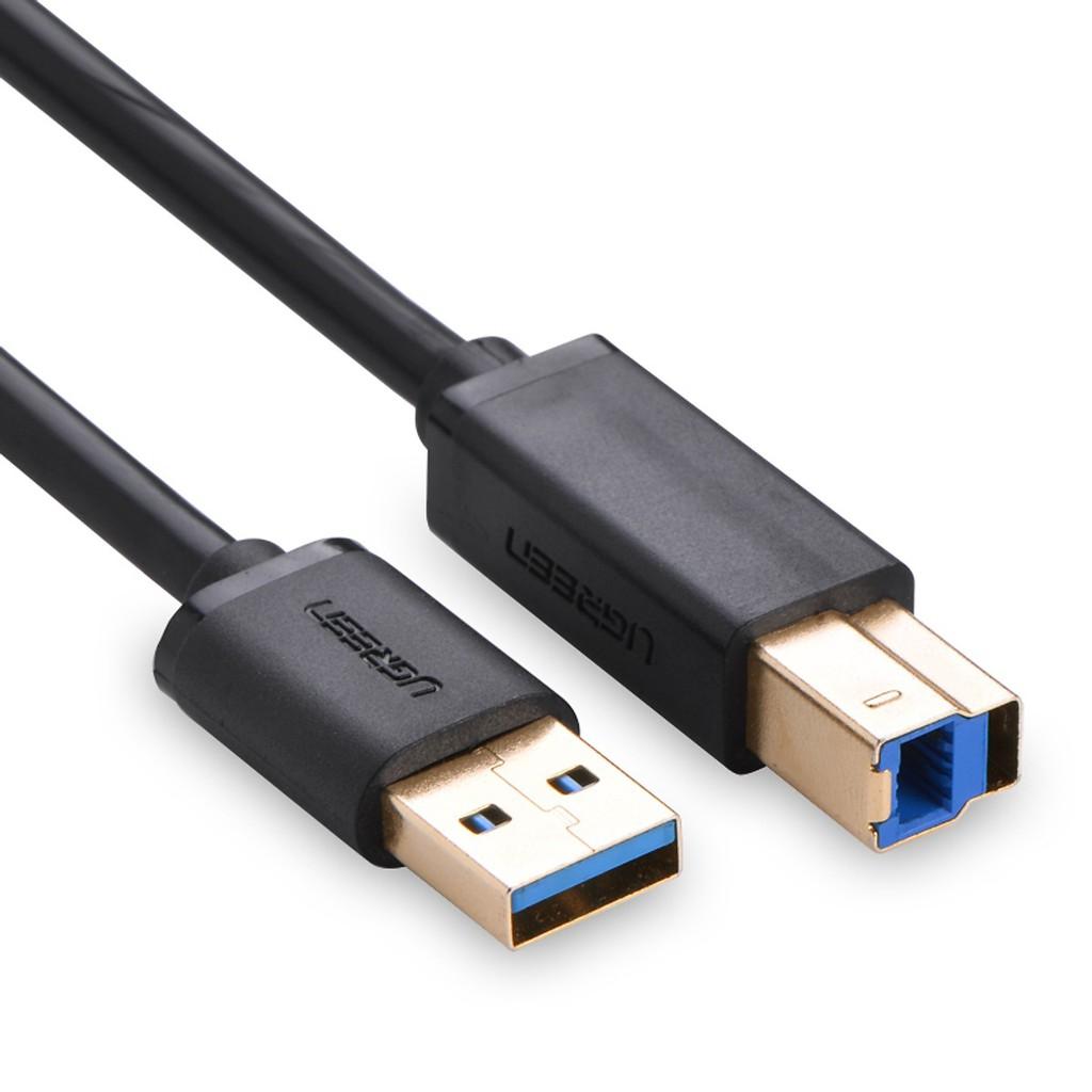 Cáp Máy In USB 3.0 Ugreen 10372 dài 2M chính hãng - Hàng Chính Hãng