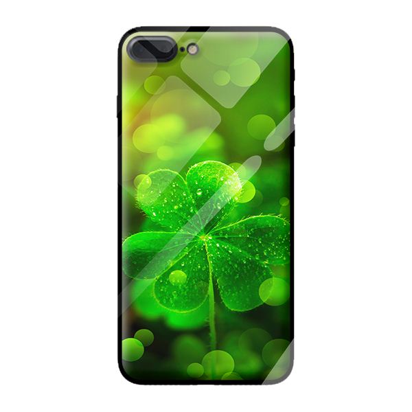 Ốp kính cường lực cho iPhone 7 Plus hoa 26 - Hàng chính hãng