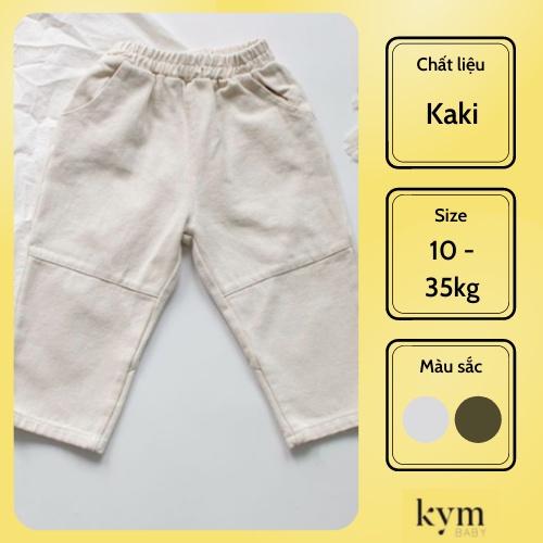 Quần kaki dài Vạt chéo cho bé Q446