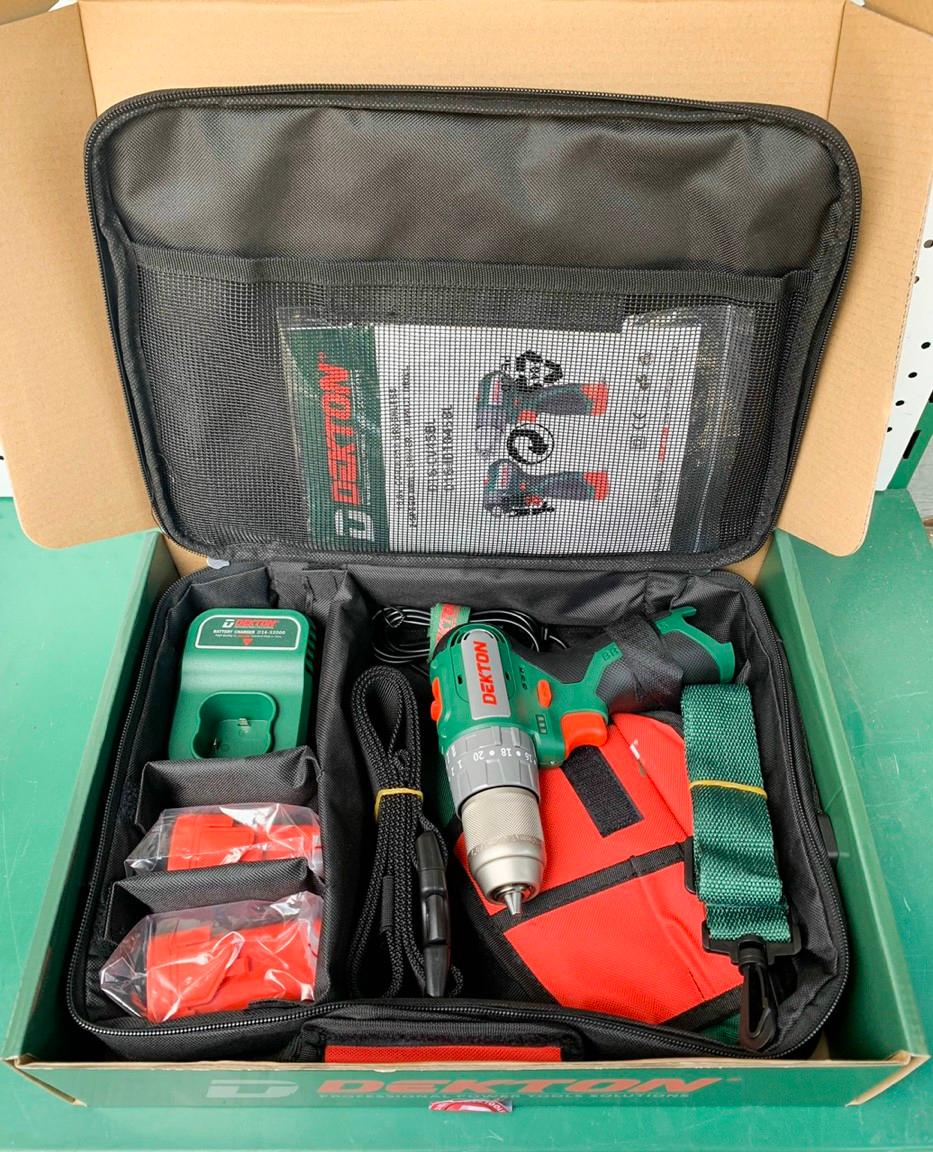 MÁY KHOAN CẦM TAY NHỎ GỌN DÙNG PIN 16.8V 45N.m  DEKTON D16-ID1045BL - HÀNG CHÍNH HÃNG