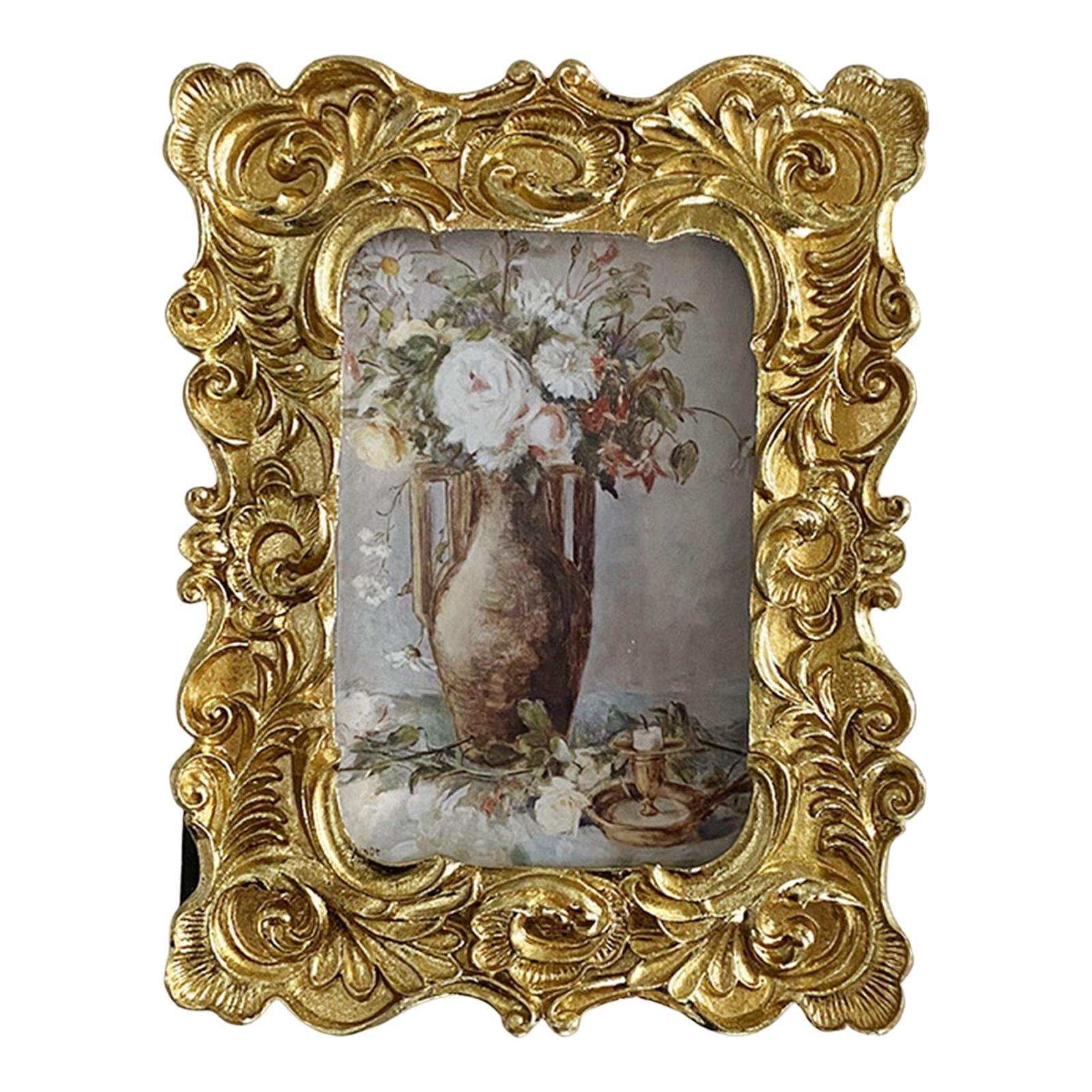 Vintage Style Photo Frame Picture Holder Home Decor Pictures Display Ornate