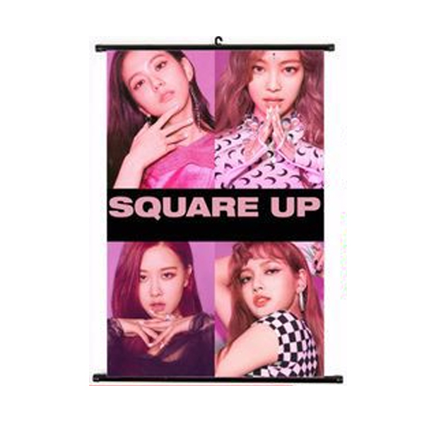 Poster blackpink dạng a4 treo tường vải cuộn