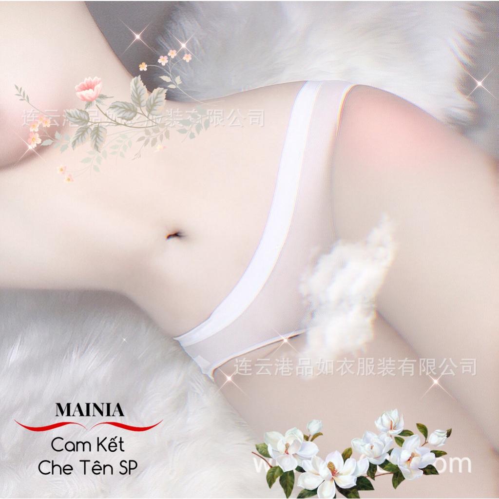 Quần Lót Hở Đáy Xuyên Thấu Đính Nơ Mông Sexy Gợi Cảm Mainia Shop
