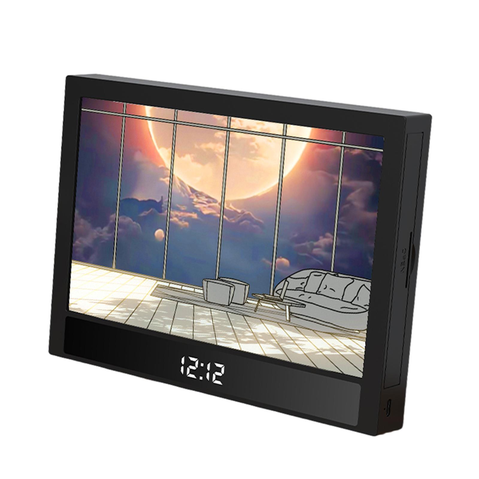 Lighting Painting Decoration with Clock Painting Light for Party Office Home