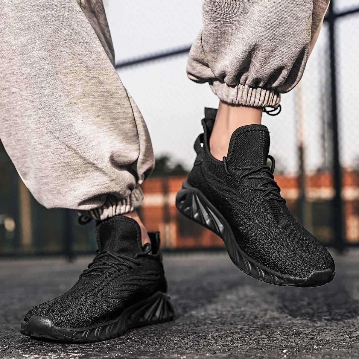 Giày thể thao mùa xuân/mùa hè mới giải trí mới Color: C121-black Shoe Size: 46