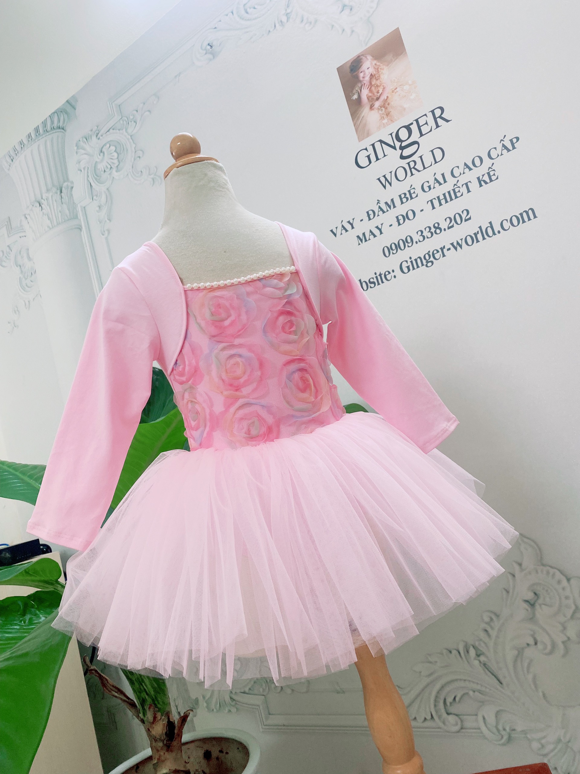 Đầm múa ballet cho bé PD381 Ginger world