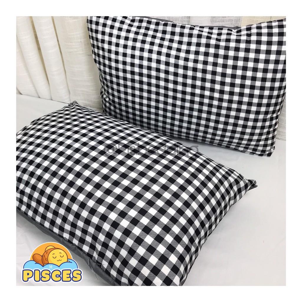 Combo 2 Vỏ Gối Ngủ Chất Liệu Cotton Poly Kích Thước 45x65cm