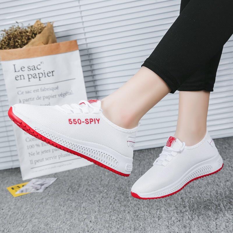 Giày thể thao nữ , giày sneaker nữ thoáng khí A550 đi bộ