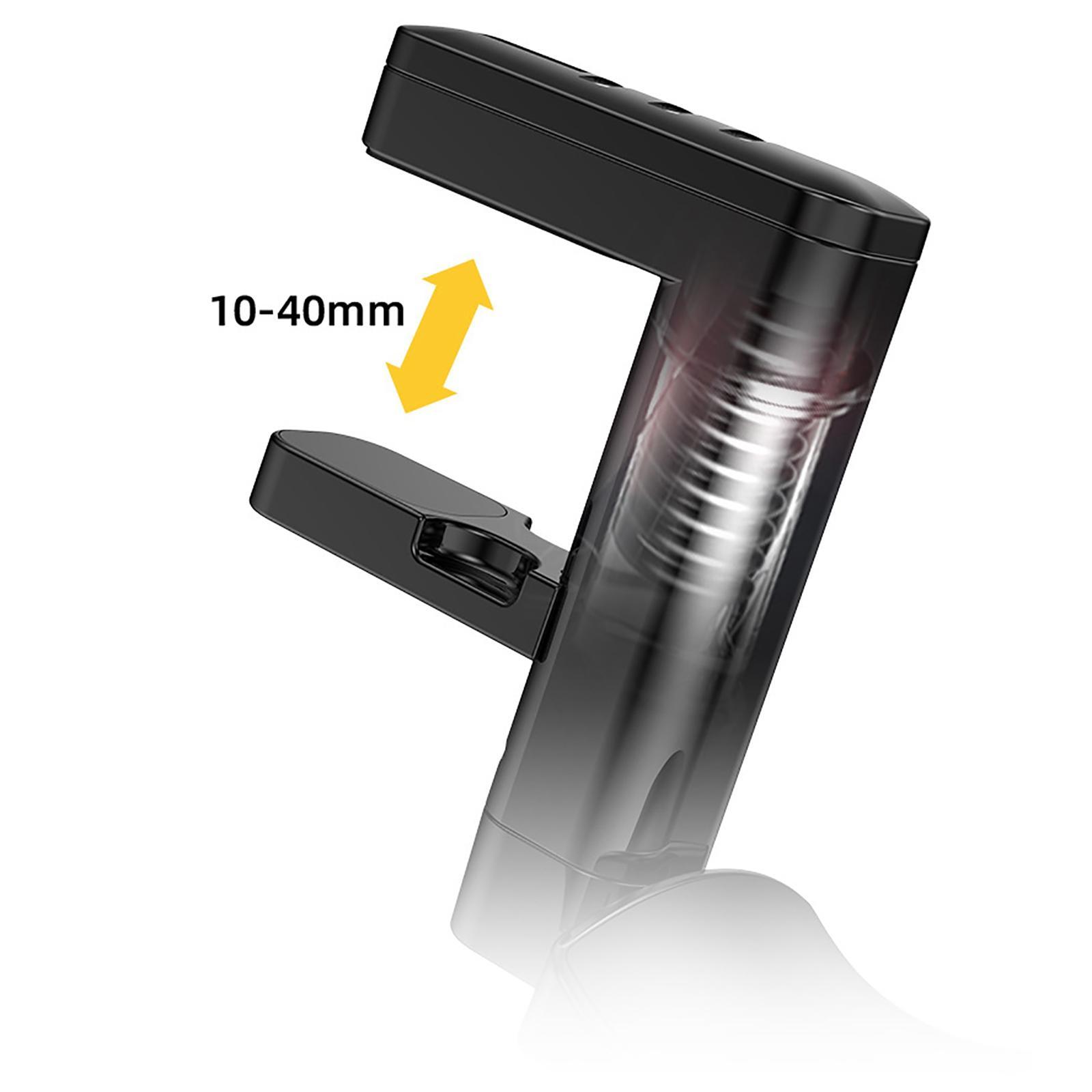 Under Desk Headphone Stand Holder, with 5 Ports Mount with USB Charger with Cable Clip Organizer