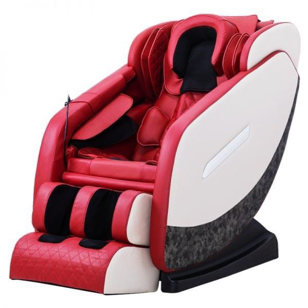 Ghế Massage toàn thân phiên bản 3D nâng cấp model KS-819 Da cá sấu- mầu đỏ